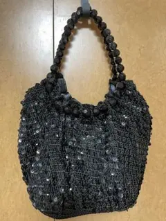 スパンコール＆ビーズ付　バッグ