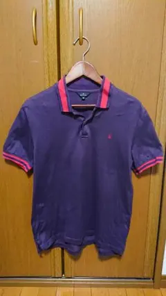 ポール・スミス ポロシャツ パープル×レッド