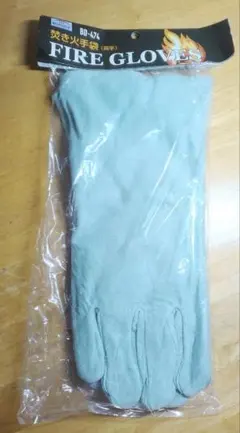 新品未使用❤焚き火手袋　耐熱手袋　牛革　溶接手袋　ペット飼育手袋のサムネイル
