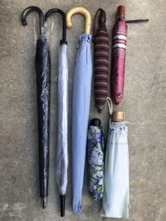 折りたたみ傘 7本セット 多様なデザイン