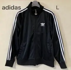 アディダス トラックジャケット、ジャージ 黒タグ 万国旗タグ L used