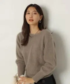 【新品タグ付】JUSGLITTY FOXニット(モカ)のサムネイル