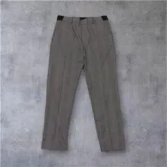 ユニクロ スマートスタイルアンクルパンツ グレンチェック Lサイズ 402691