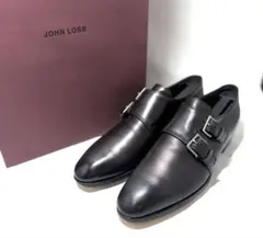 美品 John lobb ジョンロブ NASEBYダブルモンク 6H Eのサムネイル