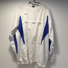 NIKE ナイロンジャケット プルオーバー ホワイト ブルーのサムネイル