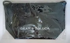 DEAN & DELUCA 巾着バッグ ブラック　大のみ　オンライン限定商品