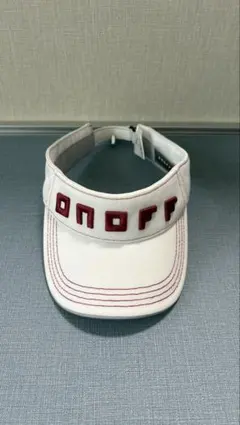 ONOFF ゴルフバイザー ホワイト