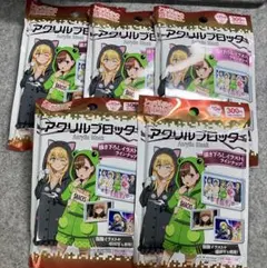 Brand new, unopened A Certain Scientific Railgun T acrylic blocks (5 pieces) from Daiso.