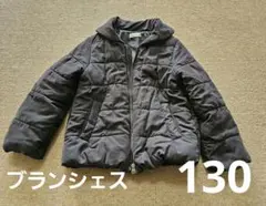 ブランシェス 黒 中綿コート 130cm