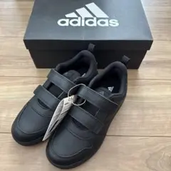 新品アディダススニーカーオールブラック22cm