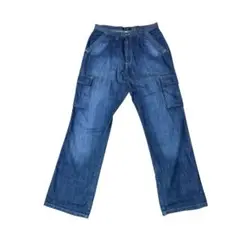 Sean John デニムカーゴパンツ W34ワイドデニム Y2K 00sのサムネイル