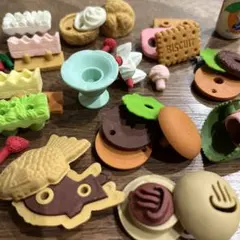 おもしろい消しゴム　食べ物　おやつ　消しゴムセット