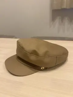 【未使用】CA4LA ベージュ キャスケット ブラウンバンド