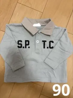 S.P.T.C. ポロシャツ 長袖 ライトブルー