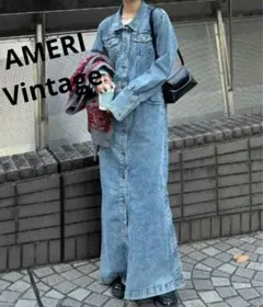 2025年最新】ameri vintage ワンピース デニムの人気アイテム - メルカリ