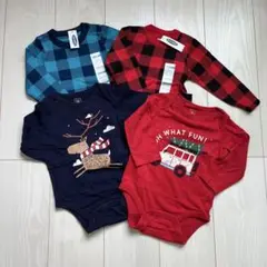GAP &OLDNAVY ロンパース 4枚セット
