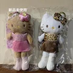 ハローキティ GOGOギャル　スタイルアップマスコット　ヒョウ柄 ピンク セット