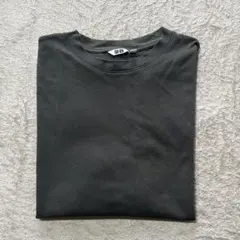 UNIQLO U エアリズムコットンオーバーサイズ Tシャツ　 L ダークグレー