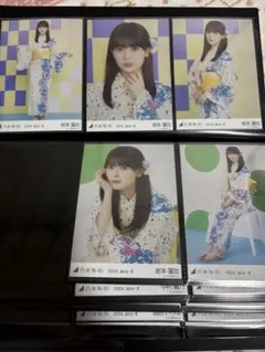 乃木坂46 岩本蓮加 2024 浴衣 生写真 コンプ