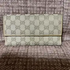 GUCCI マイクロシマ ゴールド金具 長財布 - メルカリ