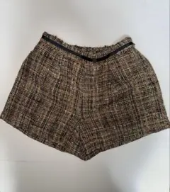 AS KNOW AS PINKY ツイードショートパンツ