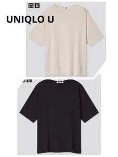 UNIQLO ファインゲージボートネックセーター　ナチュラルorブラック（1点）のサムネイル