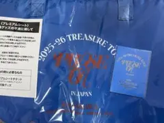 TREASURE アプグレ特典 プレミアムシート トラベルセット 青 横浜