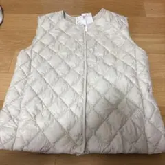 WOMAN ウォームパデッドキルティングダウンベスト S
