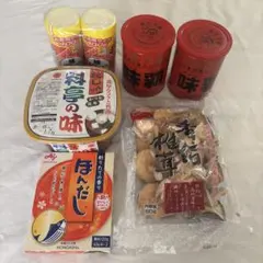 アミューズメント景品有　調味料まとめ売り　ウェイパァー　ほんだし　料亭の味などのサムネイル