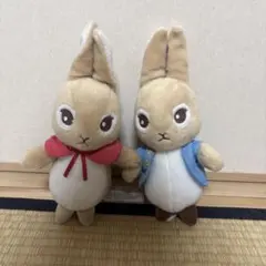 ウサギのぬいぐるみ 2体セット