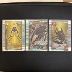 甲虫王者ムシキング カード3枚セット