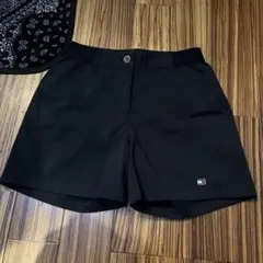 ブラックトリコロールデザインパンツ