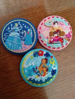 ディズニー刺繍缶バッジ2　シンデレラ
