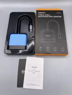 iDsonix-IA-3H(RED)iDsonix USB C ハブ 3in1