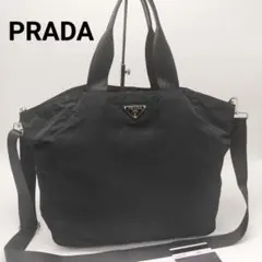 ✨プラダ　2wayバッグ　ブラック　黒
