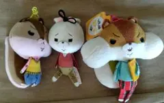 紙兎ロペ ぬいぐるみマスコット 3体セット