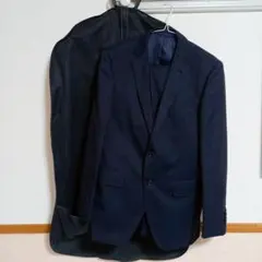 SUIT COMPANY ネイビー ストライプ スーツ　セットアップ　カバー