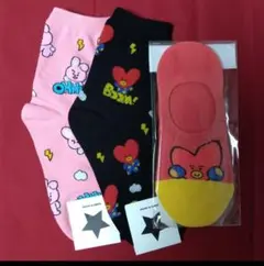 BTS BT21 靴下 ３足セットのサムネイル