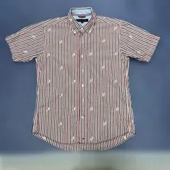 TOMMY HILFIGER ストライプ 半袖シャツ Mのサムネイル