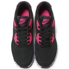 NIKE エアマックス90 23.5cm 黒 ピンク スニーカー ナイキ