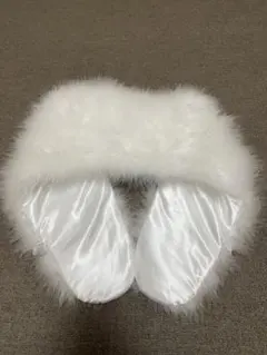 成人式　ショール　ファー　白