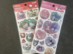 サンリオ　わたあめカプセルシール2種