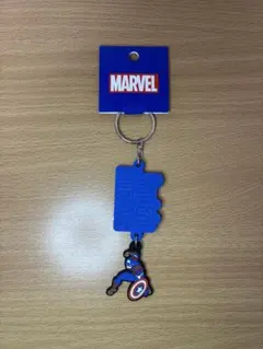 MARVEL キャプテンアメリカ ラバーキーチェーン キーホルダー 台紙付き