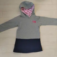 ノースフェイス　スウェット　　ワンピース　ブラック　110