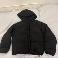 INGNI フード付き ブラックダウンジャケット