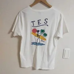 TES エンドレスサマー ポケットＴシャツ スカル刺繍 半袖 M ホワイトのサムネイル