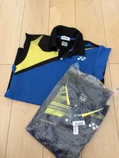 YONEX ヨネックス ゲームシャツ ポロシャツ ブルー イエロー