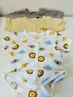 ライオン柄ロンパースセット80cm