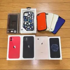 iPhone各種空箱他、ムーミン柄iFaceなど含むスマホケース(ケーブル無し)