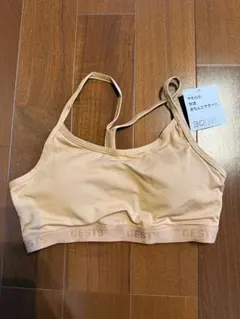 GESTS ベージュ クロスバック ブラトップ M